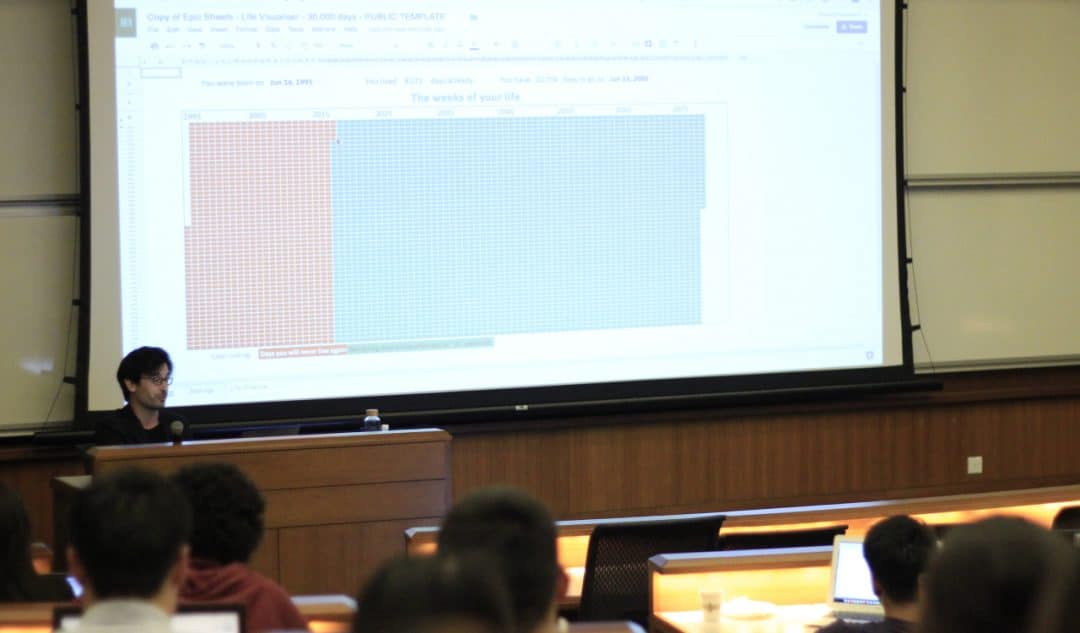 Epic Sheets Workshop at Yale NUS - Life Visualiser